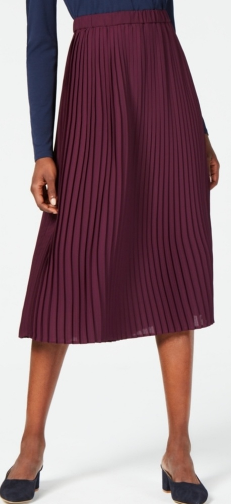 NWT Eileen Fisher Pleaded Skirt